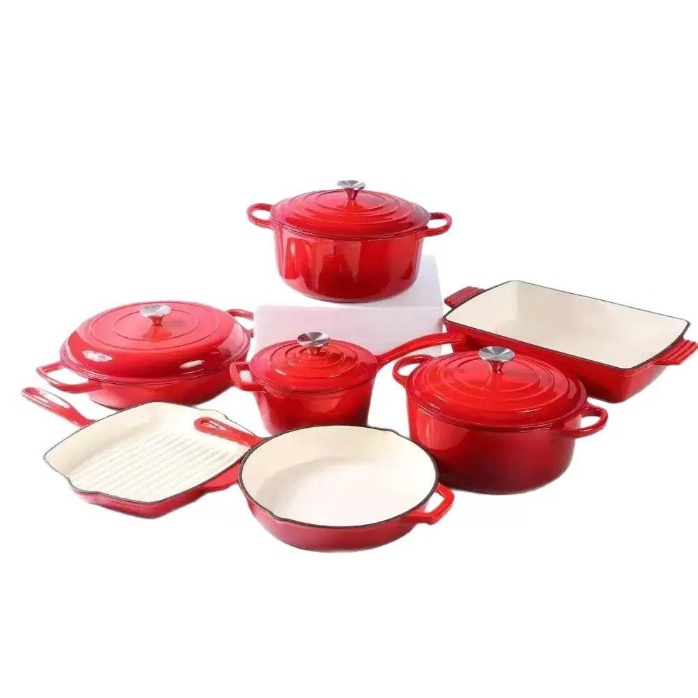 7-Piece Cast Iron Pot Set 2