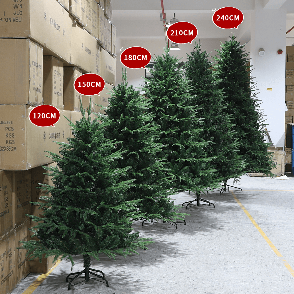 🎄✨ PE Christmas Trees with Built-in Lights